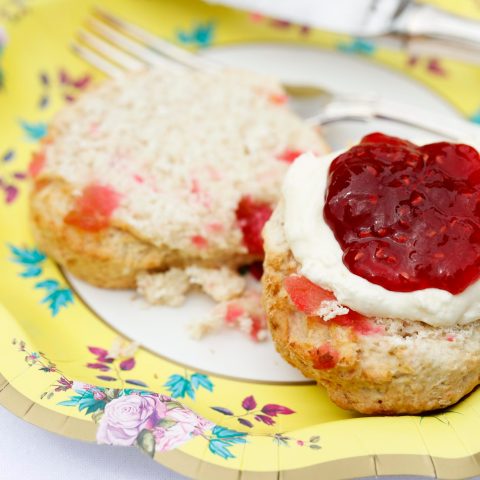 scone on a plate - afternoon tea delivered