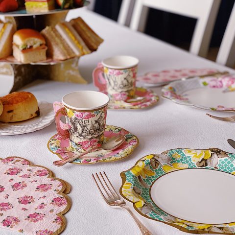 a plate of food on a table