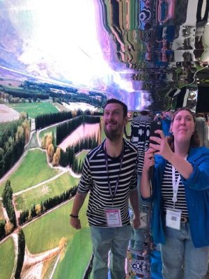 a group of people posing for the camera