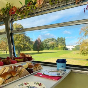 a plate of food on a table