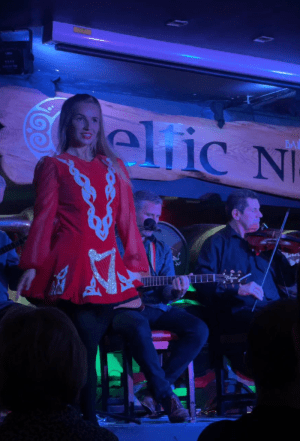 a group of people on a stage