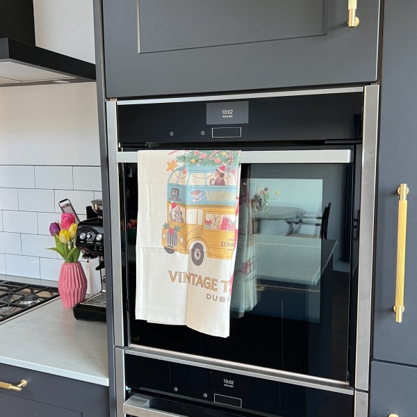 vintage tea trips tea towels