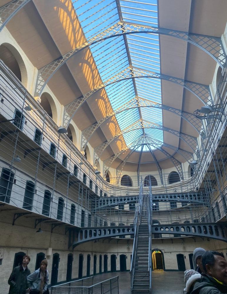 Interior staircase of Kilmainham Gaol