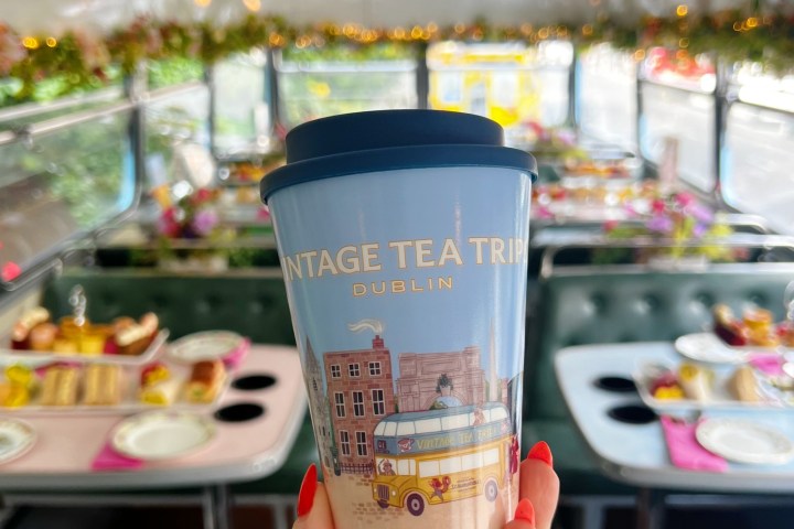 a tray of food on a table